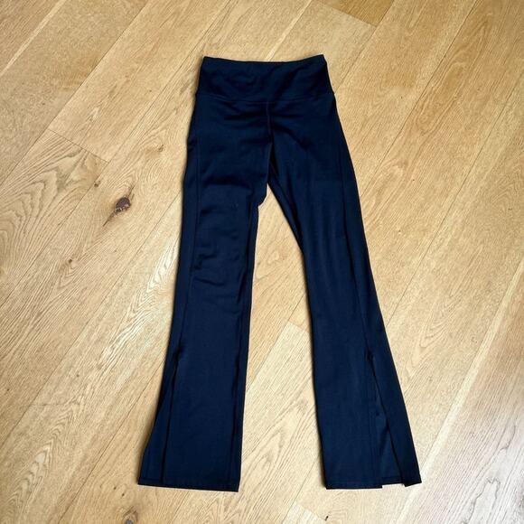 WellBeing + BeingWell MoveWell Parry Flare Pants in Black - Picture 1 of 11